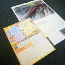 Druck von Schreibtisch- und Wandkalender